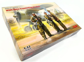 Construction Review: WWII China Guomindang AF Pilots from ICM in 32nd scale