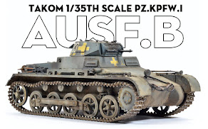 Build Review Pt II: Pz.Kpfw.I Ausf.B (1+1 kit) in 35th scale from Takom.